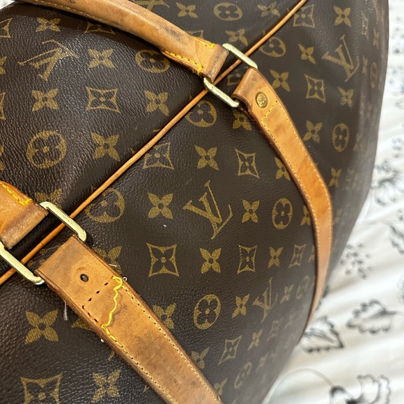 Authentic Vintage Louis Vuitton Luggage Set - Alzer Suitcase & Keepall Duffle - Picture 9 of 9